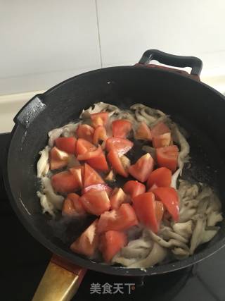 Marinated Noodles with Tomato and Egg recipe