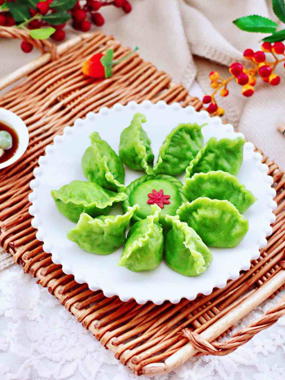Scallop Fragrant Dried Jade Jade Dumplings recipe