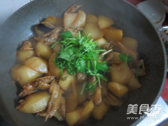 Chicken Tip Braised Radish recipe