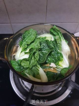 Green Vegetable Tofu Meatball Soup recipe