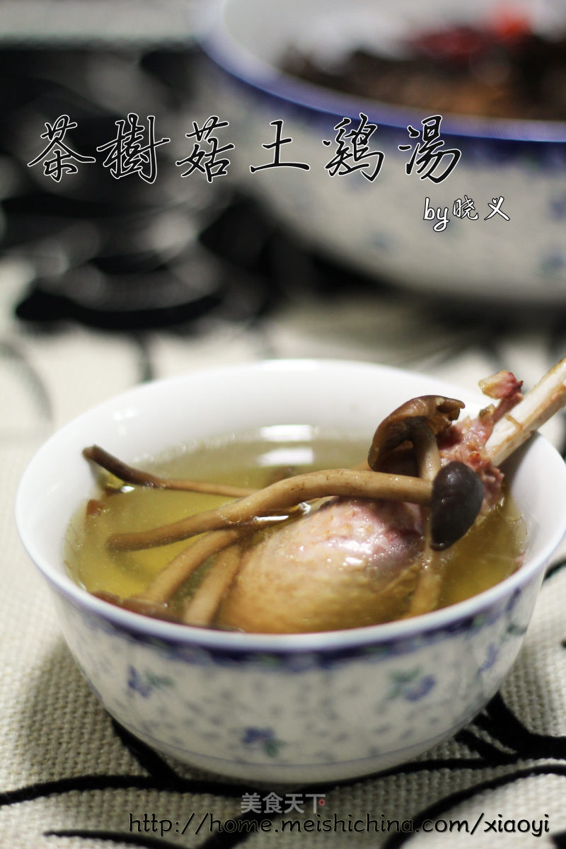 Two Simple Steps to Create Delicious Fresh Soup——tea Tree Mushroom and Chicken Soup (to Promote Lactation and Protect Against Cold) recipe