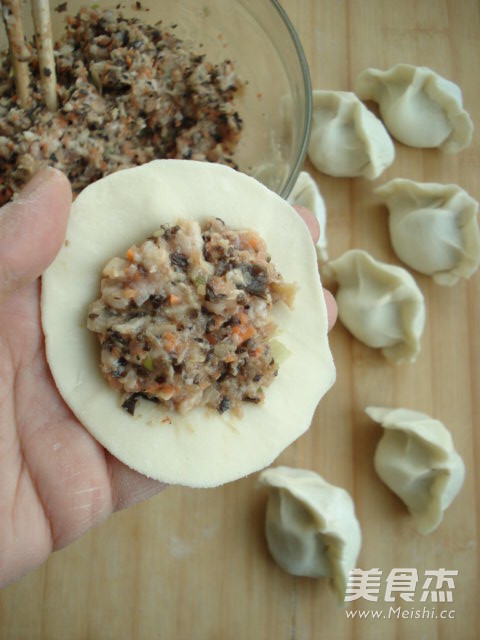 Carrot Dumplings with Fungus recipe