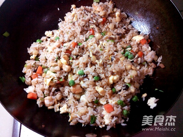 Soy Sauce Fried Rice recipe