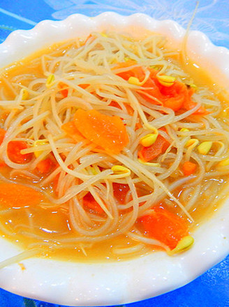 Tomato Bean Sprout Soup recipe