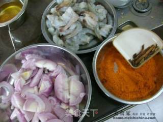 Home Cooking @@简版~~ Spicy Curry Shrimp recipe