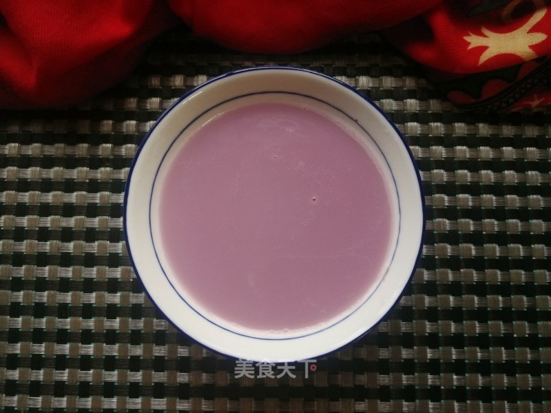 Purple Sweet Potato Yam Soy Milk recipe