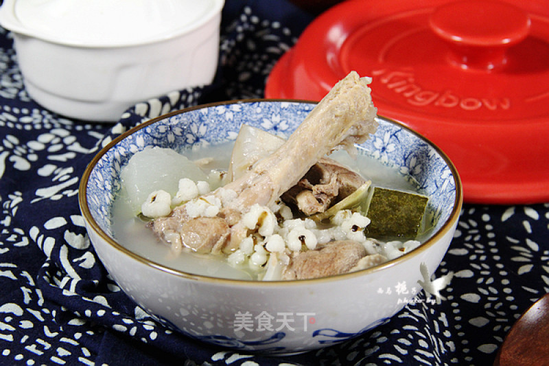 Old Duck, Barley, Winter Melon Soup recipe