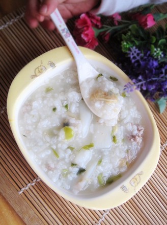 Clam Meat Yam Porridge recipe