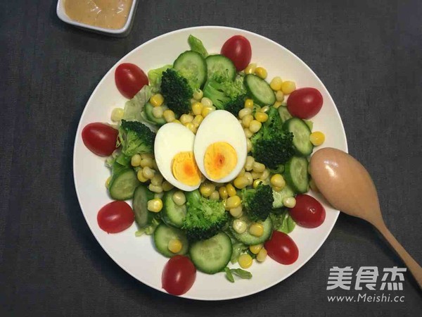 Egg Fresh Vegetable Salad recipe