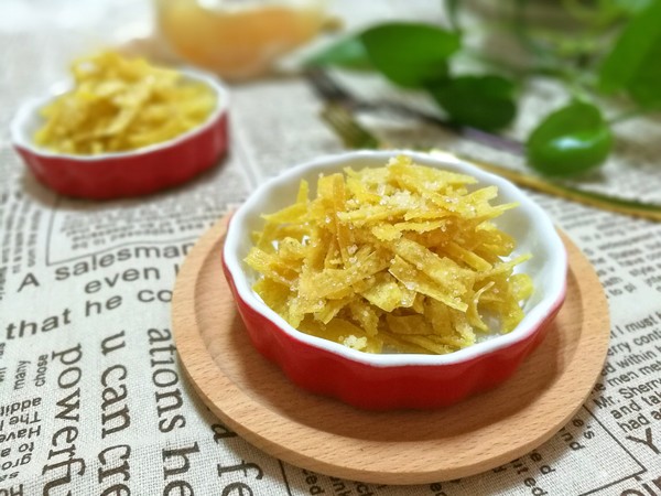 Candied Pomelo Peel Silk for Nourishing Lungs and Relieving Cough recipe