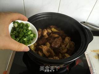 Braised Pork Ribs with Spring Bamboo Shoots and Venetian Leaves recipe