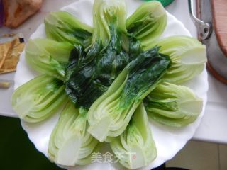 Pour The Green Vegetables recipe