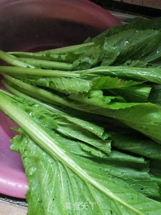 Stir-fried Mustard Greens recipe