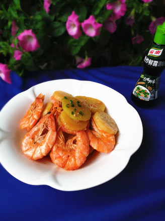 Fried Shrimp with Potatoes recipe