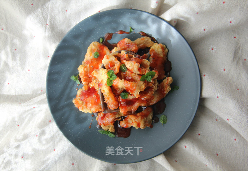 Sweet and Sour Pork Loin Slices (fruit Flavor Version) recipe
