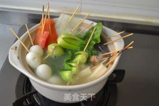 Health Hot Pot without A Drop of Oil-[sheng Boiled Meatballs Skewered Pot] recipe