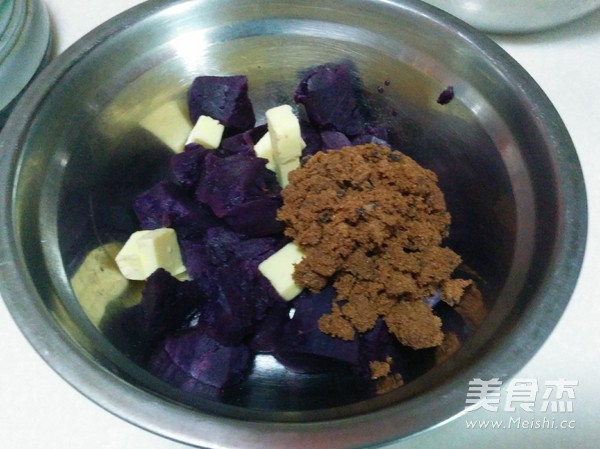 Purple Potato Pumpkin Pie recipe