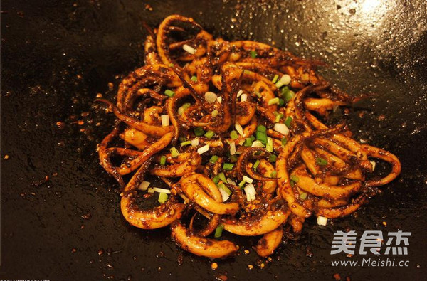 Spicy Squid Whisk recipe