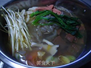 Duck Blood Tomato Hot Pot recipe