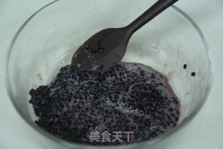 Net Red Black Rice Mango Cheese Toast recipe