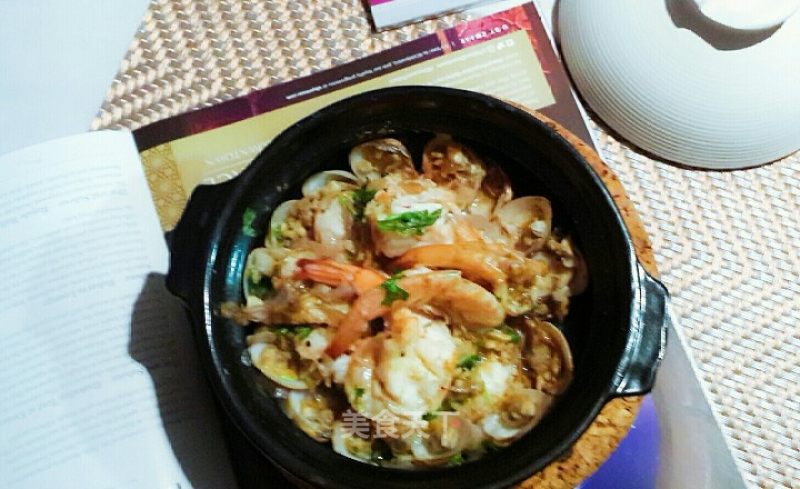 Signature Raw Scallop Shrimp Stew recipe