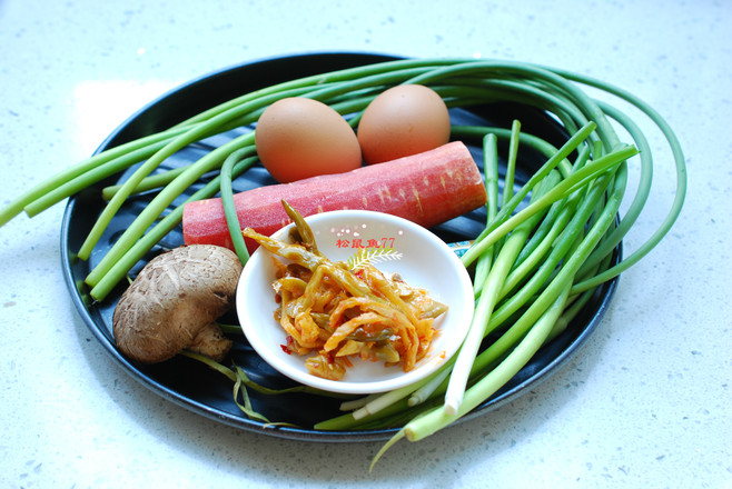 Fried Rice with Mustard, Mixed Vegetables and Egg recipe