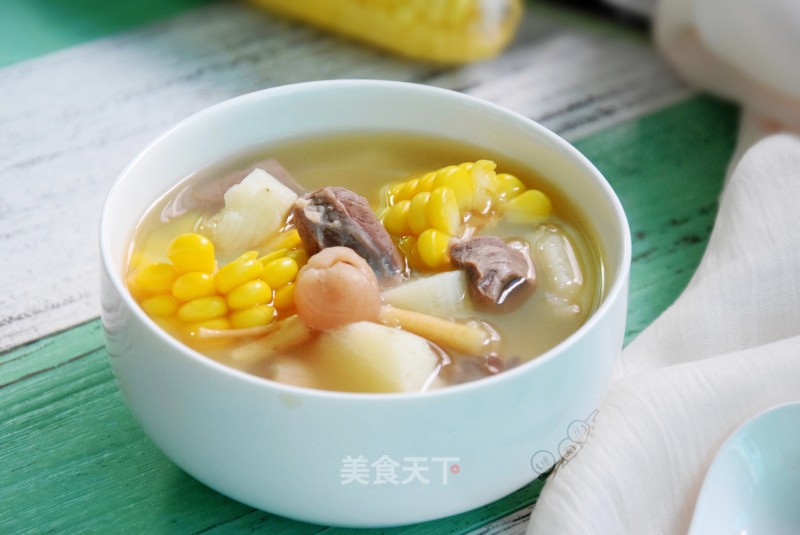 Yai Shan Corn Pork Heart Soup recipe