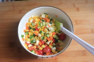 Corn Vegetable and Fruit Salad recipe
