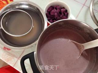 【purple Potato Sago Sauce】 recipe