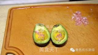 #aca烤明星大赛# The Most In-line Weight-loss and Healthy Meal-baked Egg with Avocado recipe