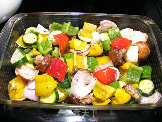 Oven Dish - Roasted Vegetables with Herbs and Black Pepper recipe