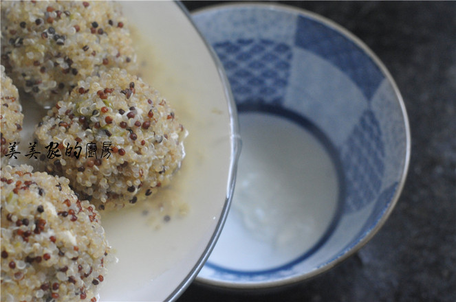Chicken Breast Tofu Quinoa Meatballs recipe
