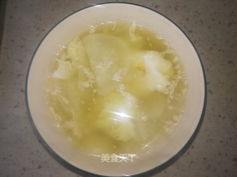 White Radish Egg Beef Soup recipe