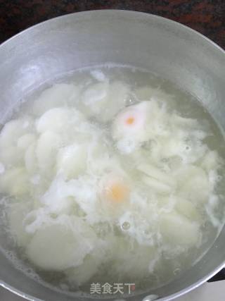 Yam and Egg Sweet Soup recipe
