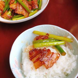 Stir-fried Bacon with Garlic recipe