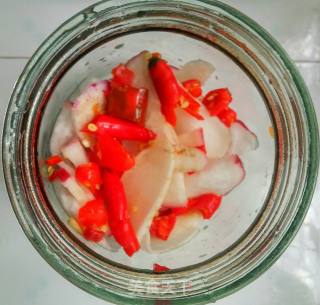 Double Pepper Sweet and Sour Radish recipe