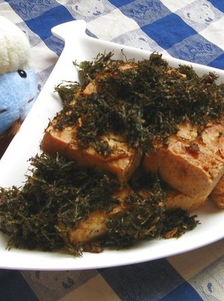 Fried Tofu with Moss Sticks recipe