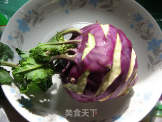 Soy Sauce with Fruit Kohlrabi recipe