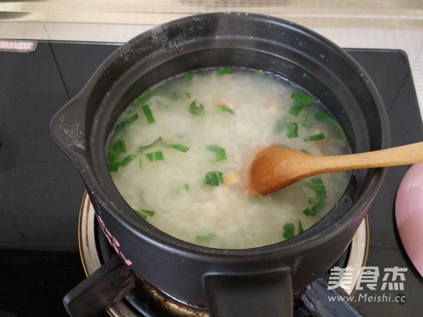 Shrimp and Vegetable Porridge recipe