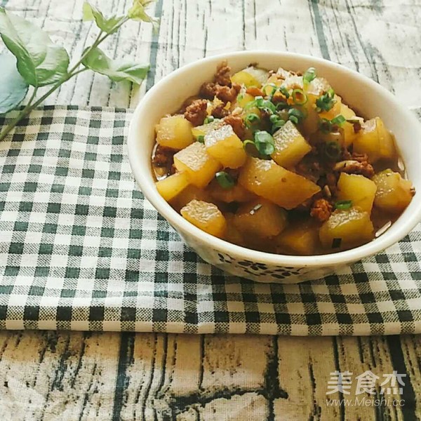 Minced Meat and Winter Melon recipe