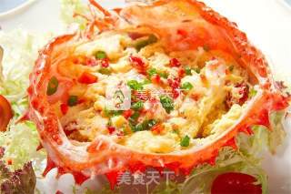 King Crab Steamed Egg recipe