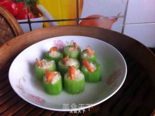 Garlic Shrimp Loofah recipe