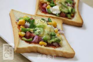 Super Fast Lazy Version of Toast Pizza recipe