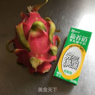 Dragon Fruit Milkshake recipe