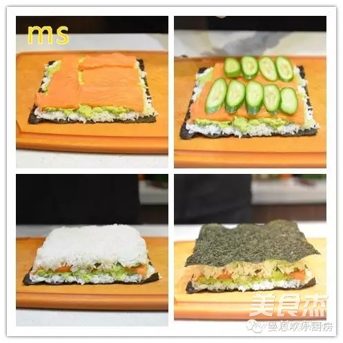 [fat-reduced Sushi Sandwich Bento] recipe