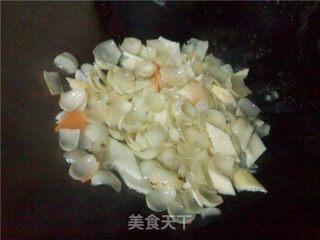 Fried Lily with Yam recipe