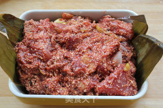 【steamed Pork Ribs with Rice Dumplings】 recipe