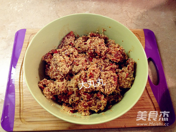 Millet Steamed Beef recipe