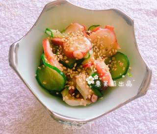 Japanese Cuisine: Octopus Foot Cucumber Refreshing Low Calorie Salad recipe