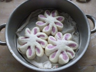 Purple Sweet Potato Mantou recipe